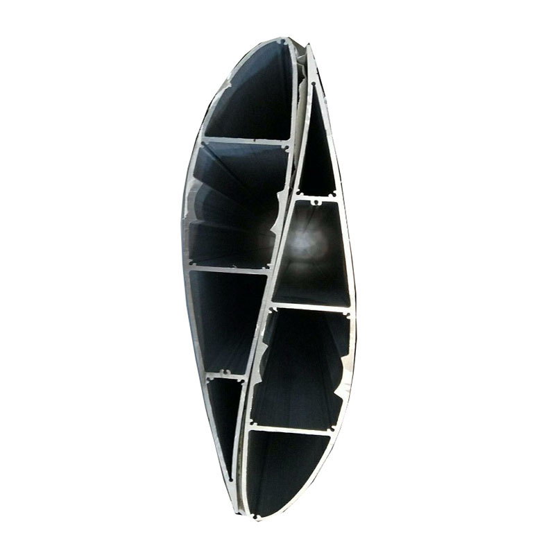 Aluminum Fan Parts Airfoil Fan Blade