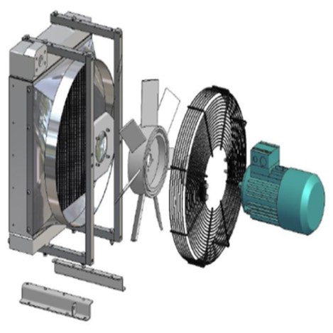 Aluminum Plate Fin Air to Air Heat Exchanger