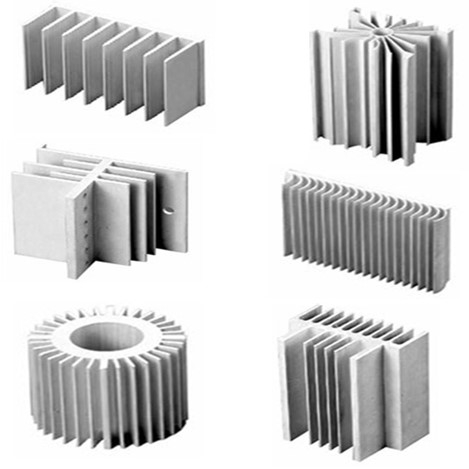 CNC Milling Aluminum LED Extruded Fin Heat Sink