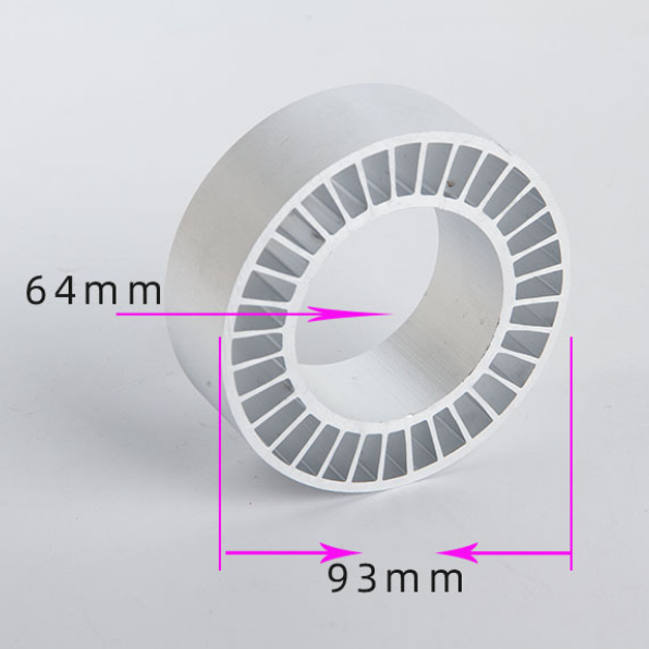 Round Cylindrical Air Cooling Extrusion Heat Sink